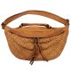 VS 022 barna női bőr övtáska, crossbody 39 x 20 x 11 cm 