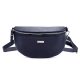 MiaMore 01-029 D navy kék női bőr válltáska, oldaltáska, crossbody 23 x 16 x 7 cm