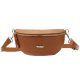 MiaMore 01-029 barna női bőr válltáska, oldaltáska, crossbody 23 x 13 x 6 cm