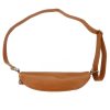 MiaMore 01-029 barna női bőr válltáska, oldaltáska, crossbody 23 x 13 x 6 cm