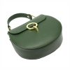 Luka 20-059 khaki női bőr kézitáska 24 x 18 x 9 cm