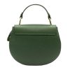 Luka 20-059 khaki női bőr kézitáska 24 x 18 x 9 cm