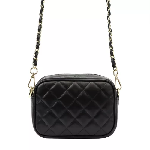 Luka 20-060 fekete női bőr válltáska 19.5 x 14 x 7 cm