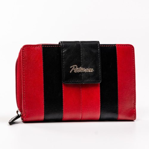 Peterson PTN KA-18 piros női bőr pénztárca 10.5 x 13 x 2.5 cm