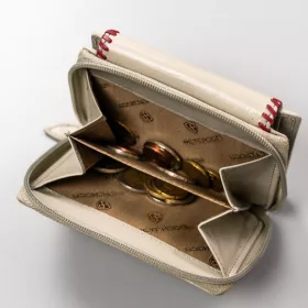   Peterson PTN KA-21 bézs női bőr pénztárca 12,5 x 10 x 3 cm