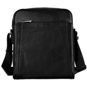   David Jones 686601 fekete férfi oldaltáska, válltáska 22 x 23 x 9 cm