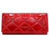 Peterson PTN 72401-PLT piros női bőr pénztárca 18.5 x 9 x 4.5 cm