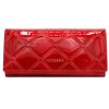 Peterson PTN 72401-PLT piros női bőr pénztárca 18.5 x 9 x 4.5 cm