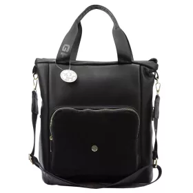   Gregorio EKO PREMIUM 1013 fekete női válltáska, kézitáska 34 x 35 x 16 cm