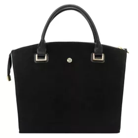   Gregorio EKO PREMIUM 1010 fekete női kézitáska, válltáska 37 x 29 x 15 cm