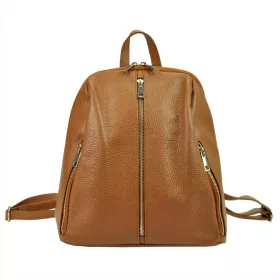   Patrizia 518-011 olasz barna női bőr hátizsák 28.5 x 30 x 15 cm