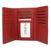 Lorenti H23-3-SH9 piros női bőr pénztárca 12.5 x 9.5 x 2.5 cm