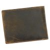 Nordee MSD-01 N992 HUNTER barna férfi bőr pénztárca 12 x 9.5 x 2.5 cm