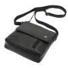 Nordee MSD-02 GM11 NAPPA fekete férfi marhabőr övtáska 23 x 25 x 8 cm