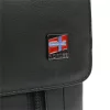 Nordee MSD-02 GM11 NAPPA fekete férfi marhabőr övtáska 23 x 25 x 8 cm