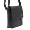Nordee MSD-02 GM11 NAPPA fekete férfi marhabőr övtáska 23 x 25 x 8 cm