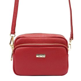   MiaMore 01-062 bordó női bőr válltáska 18.5 x 13.5 x 7.5 cm