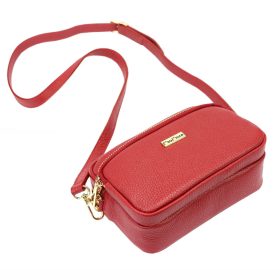   MiaMore 01-062 bordó női bőr válltáska 18.5 x 13.5 x 7.5 cm