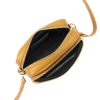MiaMore 01-062 GOLD barna női bőr válltáska, oldaltáska 18.5 x 13.5 x 7.5 cm