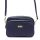 MiaMore 01-062 GOLD navy női bőr válltáska, oldaltáska 18.5 x 13.5 x 7.5 cm
