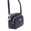 MiaMore 01-062 GOLD navy női bőr válltáska, oldaltáska 18.5 x 13.5 x 7.5 cm