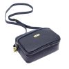 MiaMore 01-062 GOLD navy női bőr válltáska, oldaltáska 18.5 x 13.5 x 7.5 cm