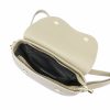 Luka 20-063 bézs női bőr válltáska, oldaltáska, crossbody 26 x 16 x 9 cm