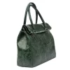 Luka 20-054 zöld női bőr válltáska 37 x 30 x 15 cm
