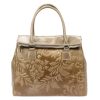 Luka 20-054 taupe női bőr válltáska 37 x 30 x 15 cm
