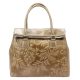 Luka 20-054 taupe női bőr válltáska 37 x 30 x 15 cm
