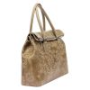 Luka 20-054 taupe női bőr válltáska 37 x 30 x 15 cm