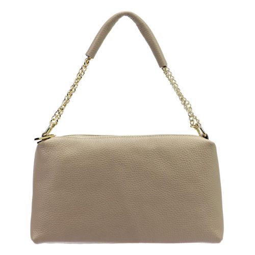 Luka 20-066 taupe női bőr válltáska 23 x 16 x 8.5 cm 