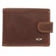 Peterson PTN WL-0305L-COM barna férfi bőr pénztárca 13 x 10 cm