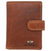 Peterson PTN WL-0306L-COM barna férfi bőr pénztárca 10.3 x 12.5 x 3 cm