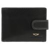 Peterson PTN WL-1012L-COM fekete férfi bőr pénztárca 10,5 x 12,5 x 3 cm