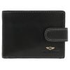 Peterson PTN WL-1012L-COM fekete férfi bőr pénztárca 10,5 x 12,5 x 3 cm