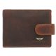 Peterson PTN WL-1012L-COM barna férfi bőr pénztárca 10,5 x 12,5 x 3 cm