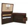 Peterson PTN WL-1012L-COM barna férfi bőr pénztárca 10,5 x 12,5 x 3 cm