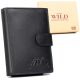 Wild N4L-P-SCR fekete férfi bőr pénztárca 10.3 x 12.5 x 3 cm