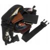 Peterson PTN WB-2506-COM fekete férfi marhabőr övtáska 34 x 13 x 7 cm