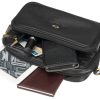 Peterson PTN 1056-NDM fekete férfi bőr autós táska 22 x 14 x 8 cm
