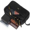Peterson PTN 1058-NDM fekete férfi bőr autós táska 21 x 13 x 7 cm 