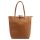 MiaMore 01-014 Z barna női bőr válltáska 40 x 38 x 13 cm