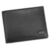 Money Kepper KK 12 fekete férfi bőr pénztárca 13 x 9.5 x 3 cm