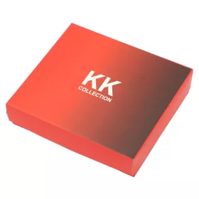   Money Kepper KK 12 fekete férfi bőr pénztárca 13 x 9.5 x 3 cm