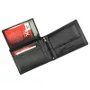 Money Kepper KK 12 fekete férfi bőr pénztárca 13 x 9.5 x 3 cm