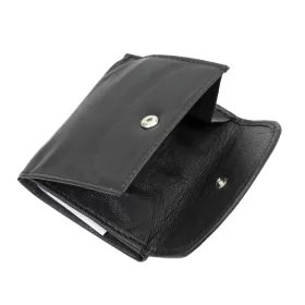   Money Kepper CC 3653 fekete férfi bőr pénztárca 9 x 7 x 2.5 cm