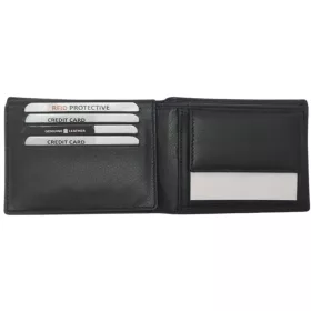 Giorgio Carelli férfi fekete bőr pénztárca 11,7 x 9 cm