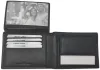 Giorgio Carelli férfi fekete bőr pénztárca 11,7 x 9 cm
