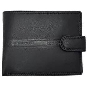   Giorgio Carelli fekete férfi bőr pénztárca, RFID védelemmel